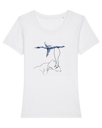 whale in minde White