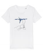 whale in minde Tricou mânecă scurtă  Copii Mini Creator