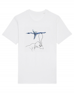 whale in minde Tricou mânecă scurtă Unisex Rocker