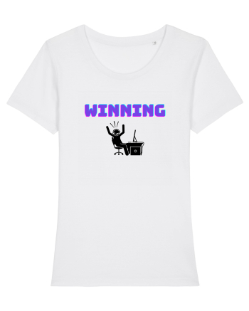 Gamer Life Winning (viața de gamer când câștigi)  White
