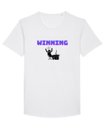 Gamer Life Winning (viața de gamer când câștigi)  Tricou mânecă scurtă guler larg Bărbat Skater