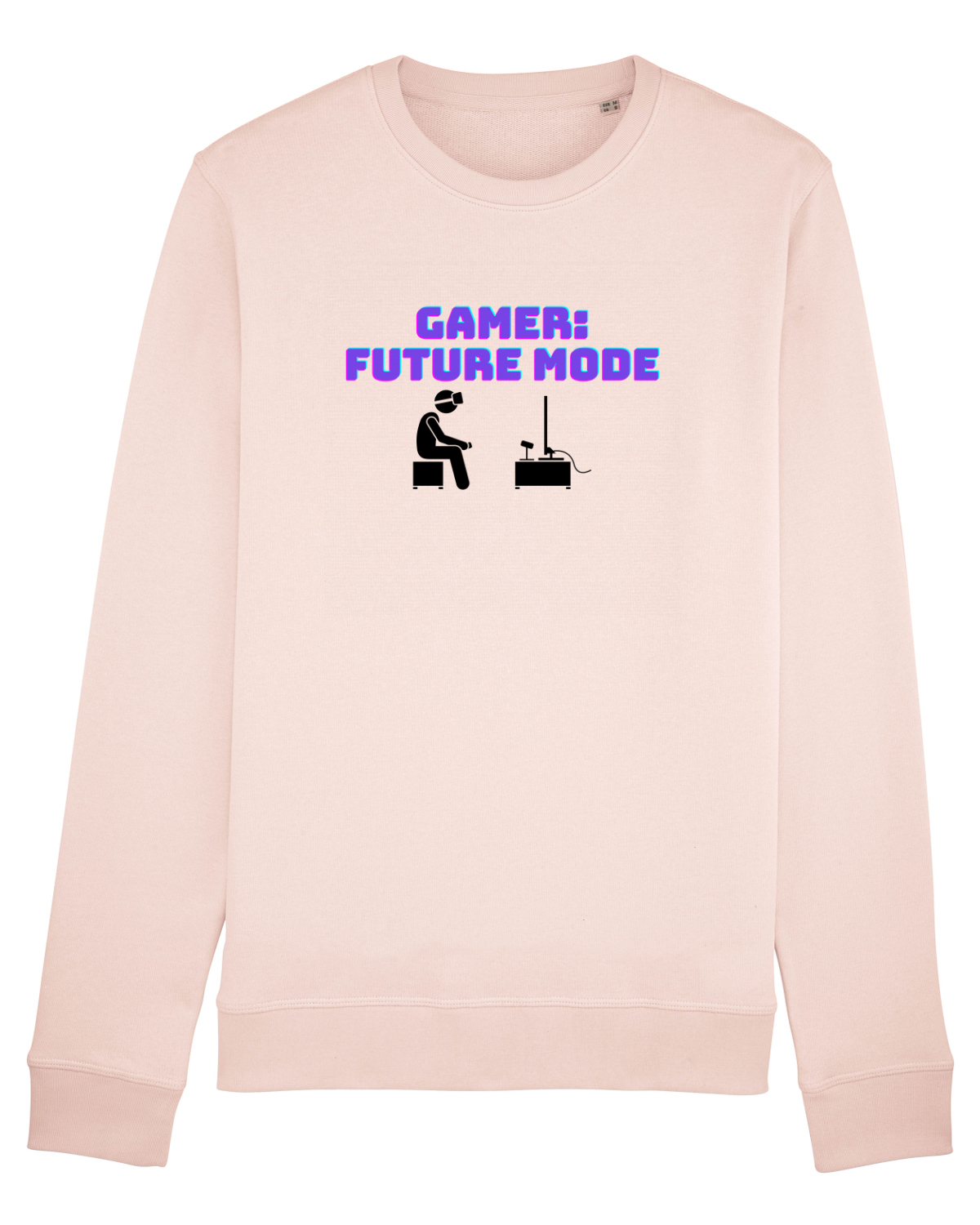 Bluză mânecă lungă Unisex Rise Candy Pink