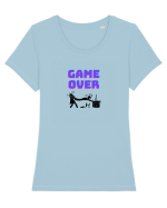 Gamer Life Game Over (probleme în paradis)  Tricou mânecă scurtă guler larg fitted Damă Expresser