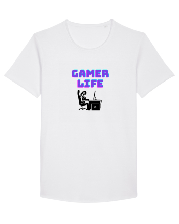 Gamer Life Girl (viața de gamer fete)  White