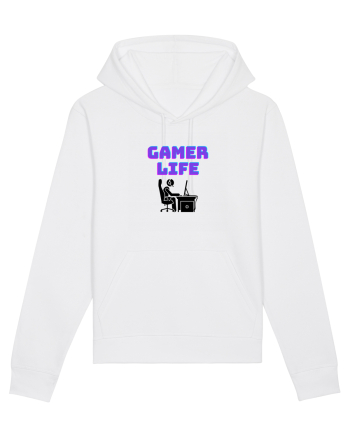 Gamer Life boy (viața de gamer băiat)  White