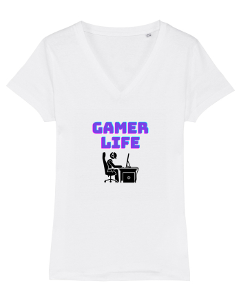 Gamer Life boy (viața de gamer băiat)  White