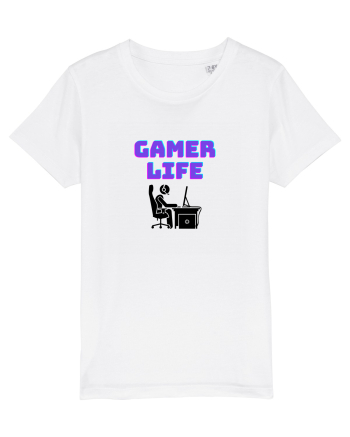 Gamer Life boy (viața de gamer băiat)  White