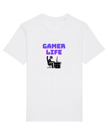 Gamer Life boy (viața de gamer băiat)  White