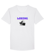 Gamer Life losing (uneori mai și pierdem)  Tricou mânecă scurtă guler larg Bărbat Skater