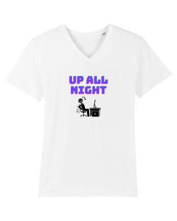 Gamer Life up all night (când te joci toată noaptea)  White