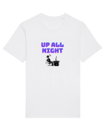 Gamer Life up all night (când te joci toată noaptea)  Tricou mânecă scurtă Unisex Rocker
