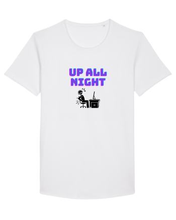 Gamer Life up all night (când te joci toată noaptea)  White