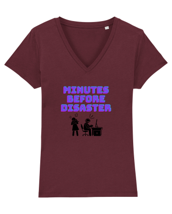 Gamer Life minutes before disaster (viața de gamer, aveți grijă la iubite)  Burgundy