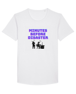 Gamer Life minutes before disaster (viața de gamer, aveți grijă la iubite)  Tricou mânecă scurtă guler larg Bărbat Skater
