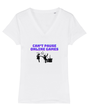 Gamer Life can't pause online games (când iubita nu înțelege)  White