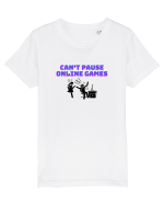 Gamer Life can't pause online games (când iubita nu înțelege)  Tricou mânecă scurtă  Copii Mini Creator