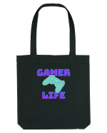Gamer Life consolă verde Sacoșă textilă