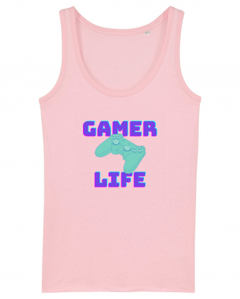 Gamer Life consolă verde Cotton Pink