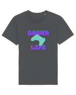 Gamer Life consolă verde Tricou mânecă scurtă Unisex Rocker
