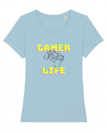 Gamer Life consolă neagră  Sky Blue