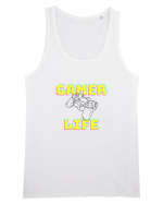 Gamer Life consolă neagră  Maiou Bărbat Runs