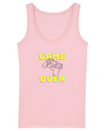 Gamer Life Game Over consolă neagră  Cotton Pink
