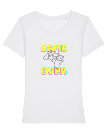 Gamer Life Game Over consolă neagră  White
