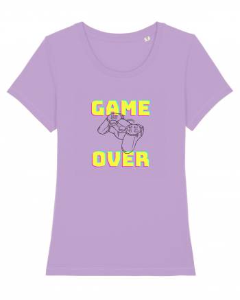 Gamer Life Game Over consolă neagră  Lavender Dawn