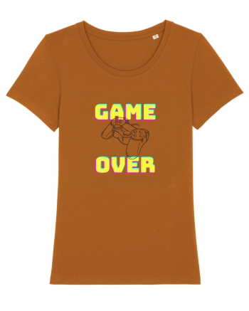 Gamer Life Game Over consolă neagră  Roasted Orange