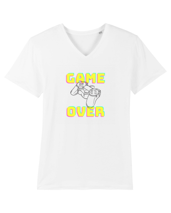 Gamer Life Game Over consolă neagră  White