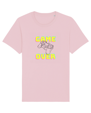Gamer Life Game Over consolă neagră  Cotton Pink