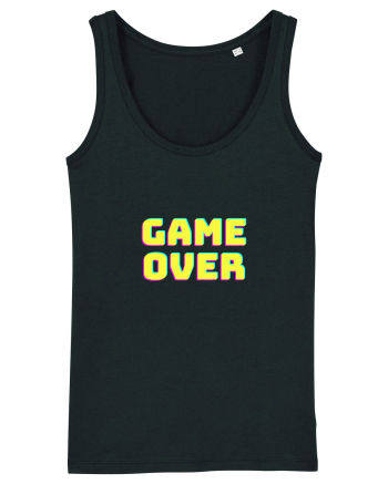 Gamer Life Game Over  Black