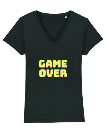 Gamer Life Game Over  Black