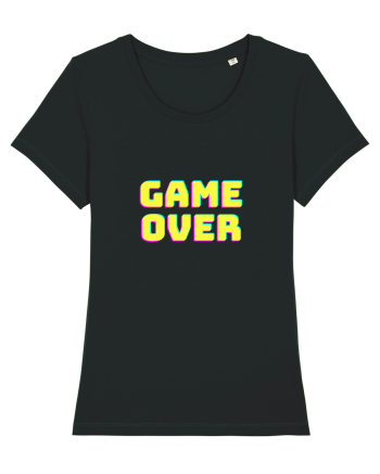 Gamer Life Game Over  Black