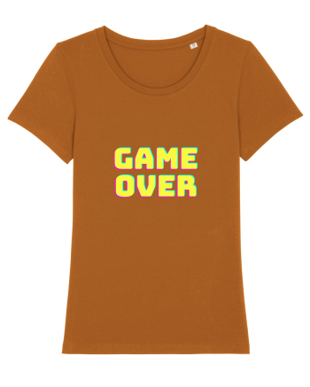 Gamer Life Game Over  Roasted Orange