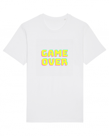 Gamer Life Game Over  White