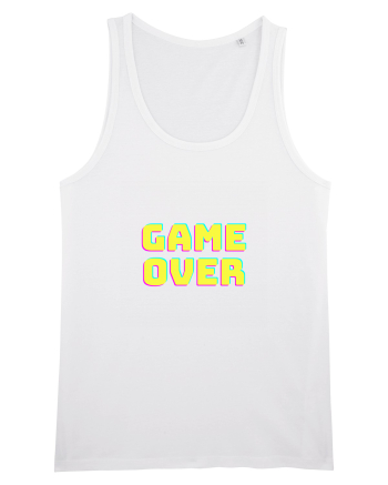 Gamer Life Game Over  White