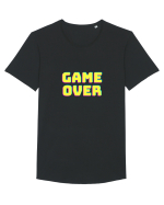 Gamer Life Game Over  Tricou mânecă scurtă guler larg Bărbat Skater