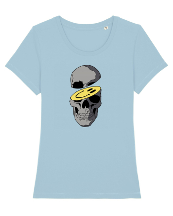 Smile in death Sky Blue