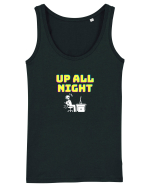 Gamer Life up all night (când te joci toată noaptea) alb Maiou Damă Dreamer