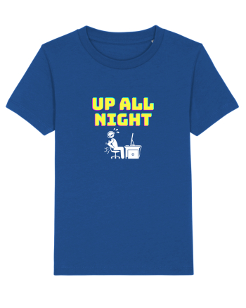 Gamer Life up all night (când te joci toată noaptea) alb Majorelle Blue