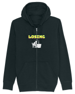 Gamer Life losing (uneori mai și pierdem) alb Hanorac cu fermoar Unisex Connector