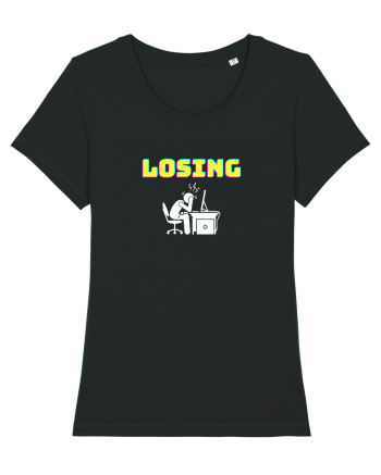 Gamer Life losing (uneori mai și pierdem) alb Black