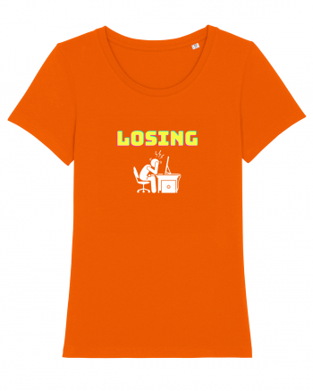 Gamer Life losing (uneori mai și pierdem) alb Bright Orange