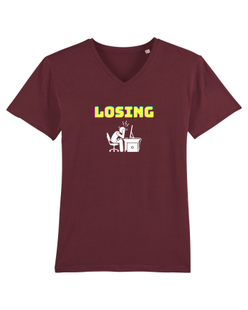Gamer Life losing (uneori mai și pierdem) alb Burgundy