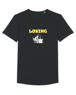 Gamer Life losing (uneori mai și pierdem) alb Tricou mânecă scurtă guler larg Bărbat Skater