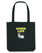 Gamer Life boy (viața de gamer băiat)  Sacoșă textilă
