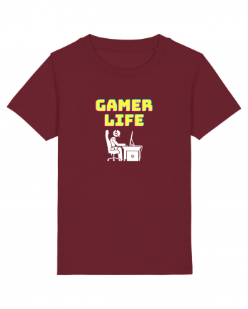 Gamer Life boy (viața de gamer băiat)  Burgundy