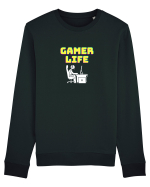 Gamer Life boy (viața de gamer băiat)  Bluză mânecă lungă Unisex Rise
