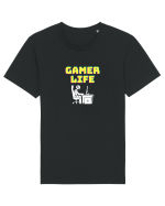 Gamer Life boy (viața de gamer băiat)  Tricou mânecă scurtă Unisex Rocker
